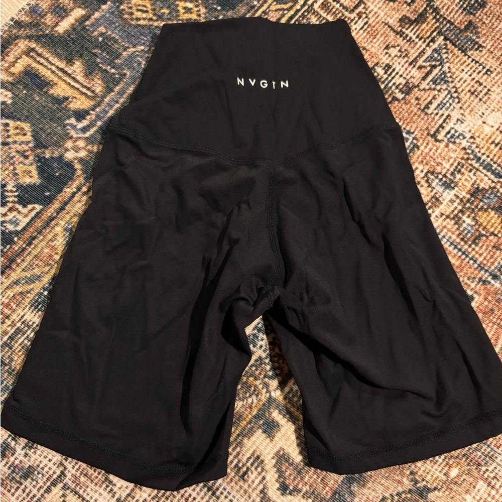 NVGTN XS Black High-Waisted Biker Shorts - Picture 1 of 2
